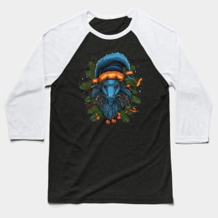 Blue Shrimp Christmas Baseball T-Shirt